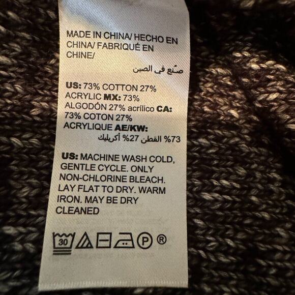 Chico's sweater short sleeve marled gray open front cardigan pockets Sz 2 US L - Picture 7 of 7